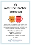 Y1 Meet The Teacher Breakfast