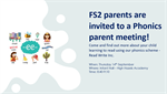 FS2 Parents Phonics Workshop 14th September