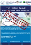 CANCELLED - Lantern Parade 3rd November 2023