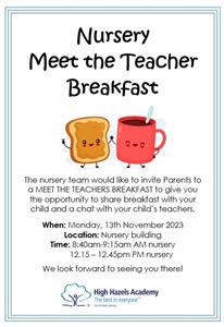 Nursery Meet the Teacher Breakfast