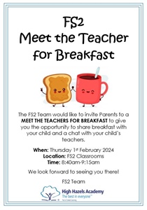 FS2 Meet the teacher breakfast
