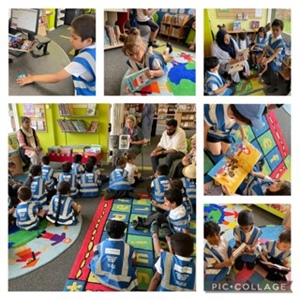 Y1 Aquamarine Library Visit