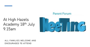 ** 🙋‍♀️ Parent Forum Meeting 🙋‍♂️**