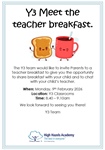 🥯🥯Y3 Meet The Teacher Breakfast 🥯🥯