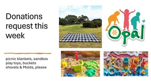 OPAL Playtime Donations Alert!