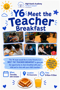 Y6 Meet the Teacher Breakfast