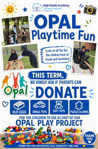 OPAL Playtime Donations Alert!