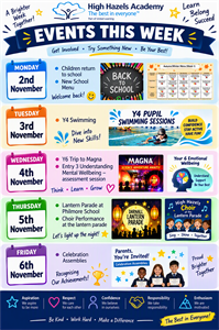 Events For First Week Back!